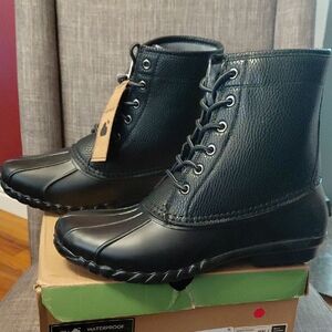 Jambu Men's Black Waterproof Rain Boots Size 10